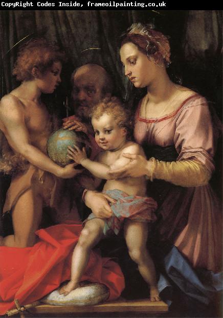 Andrea del Sarto Holy Family with St. John young